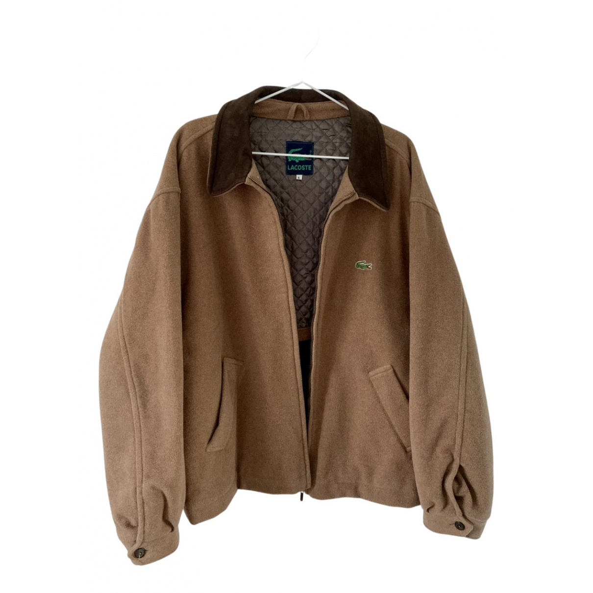 Cashmere jacket Lacoste Camel size XXL 
